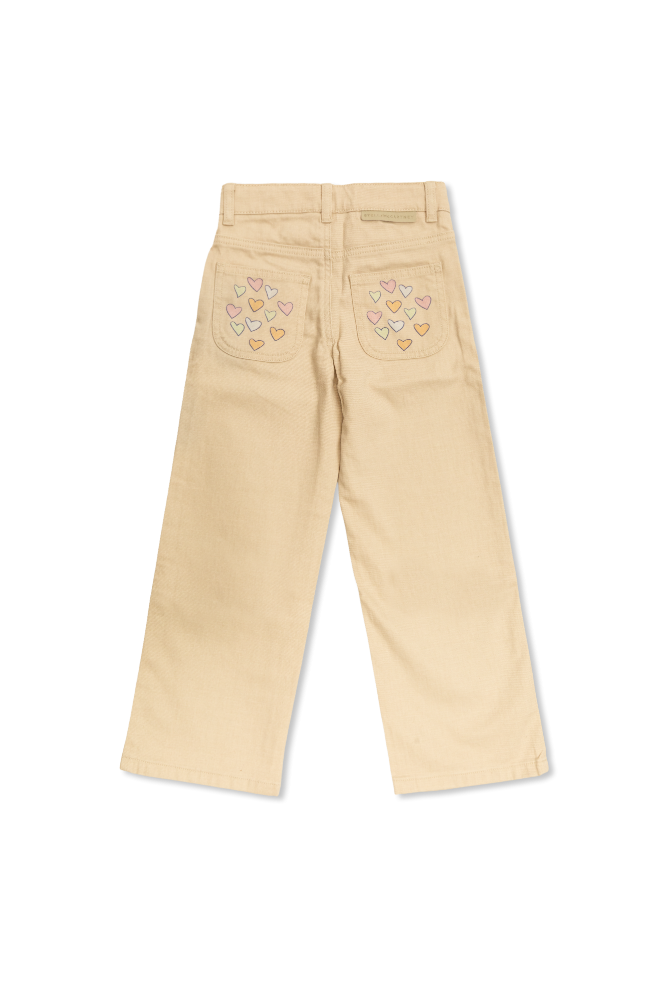 Beige Straight-leg jeans Stella McCartney Kids - Vitkac GB